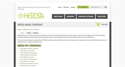 Desktop Screenshot of conference.herdsa.org.au